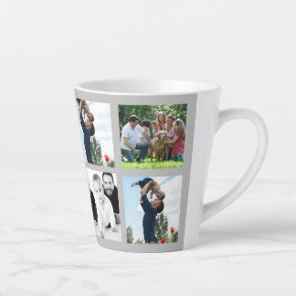 Taza De Café Latte Elegante foto de ocho Personalizados Latte Mug