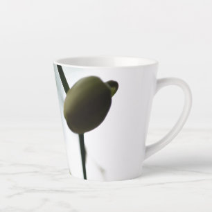 Taza De Café Latte Elegante jarra de orquídeas