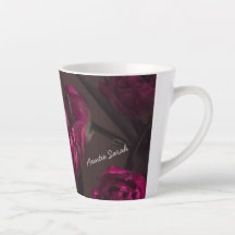 Elegante mensaje personalizado floral