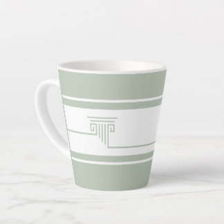 Taza De Café Latte Elegante Moderno