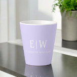 Taza De Café Latte Elegante Profesional Simple Monograma Minimalista<br><div class="desc">Presentamos nuestra Elegante Colección Minimalista Profesional Simple Monograma: Eleva tu estilo con sofisticación atemporal y elegancia subestimada. Esta colección, elaborada con meticulosa atención a los detalles, presenta diseños minimalistas adornados con su monograma personalizado. Cada pieza exuda profesionalismo y refinamiento, perfecto para dar una impresión duradera en cualquier entorno. Desde la...</div>
