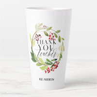 elegante profesora de guirnalda floral