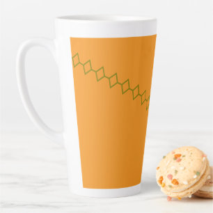 Taza De Café Latte Elegante Tazón de Chili con Flujo Quemado Casero