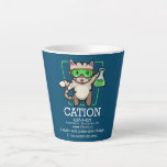 Taza De Café Latte Elemento Cation Cute Science Cat Pawsitive<br><div class="desc">Cation Cute Science Cat Elemento Powsitive Chemistry Teacher Regalo. Regalo perfecto para tu padre, mamá, papá, hombres, mujeres, amigos y familiares en el Día de Acción de Gracias, Día del Navidad, Día de la Madre, Día del Padre, 4 de julio de 1776 Día independiente, Día de los Veteranos, Día de...</div>