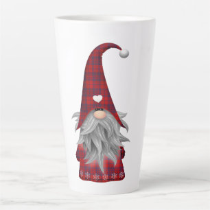 Taza De Café Latte Elf Gnome, Navidades de Cute