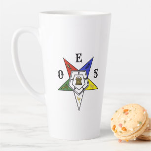 Taza De Café Latte Emblema de la Orden de la Estrella Oriental