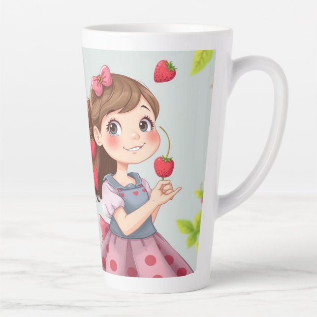 Taza De Café Latte Emely – Die Erdbeerprinzessin (Derecha)