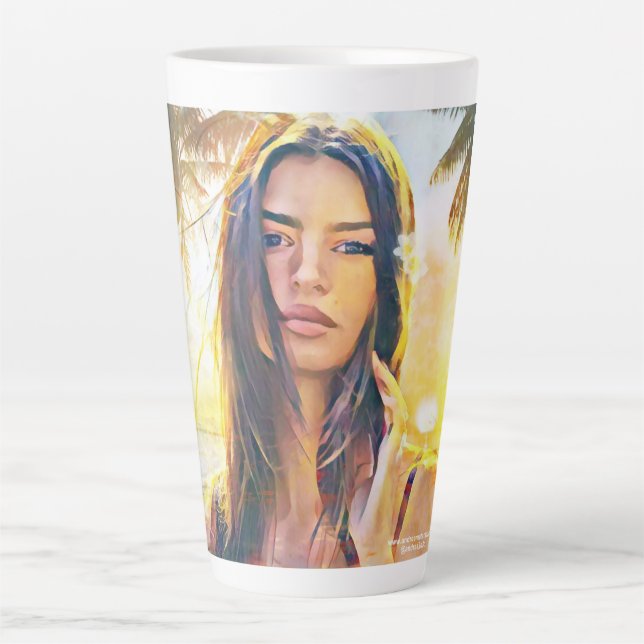 Taza De Café Latte Emily (Anverso)