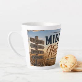 Taza De Café Latte En medio de la nada Glasgow Montana