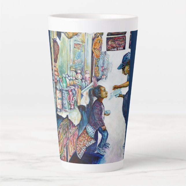 Taza De Café Latte En última instancia genera esperanza (Anverso)