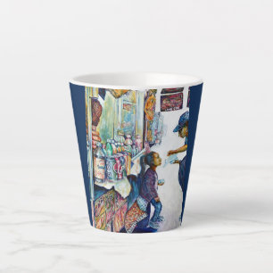 Taza De Café Latte En última instancia genera esperanza