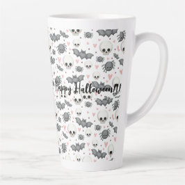 Taza De Café Latte Encantador de Halloween Latte Mug