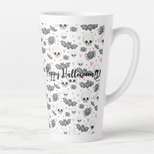 Taza De Café Latte Encantador de Halloween Latte Mug