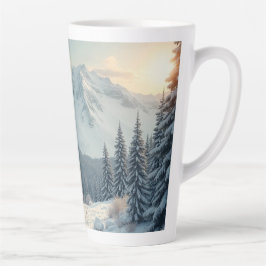 Taza De Café Latte Encanto alpino