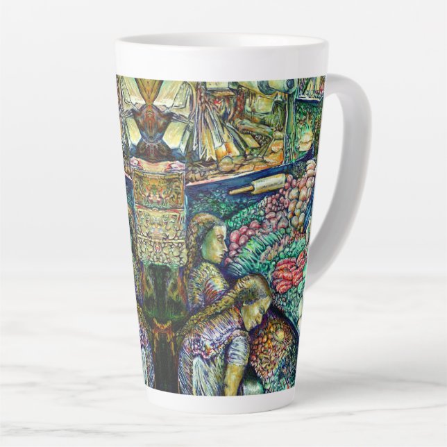 Taza De Café Latte Enceladus (Ángulo derecho)