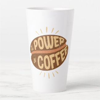 Taza De Café Latte Encontramos PODER en el Café
