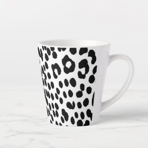 Taza De Café Latte Energía de Leopardo Salvaje – Moda de Impresión An
