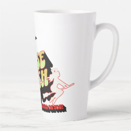 Taza De Café Latte Enfermera de Halloween Bruja Latte Mug