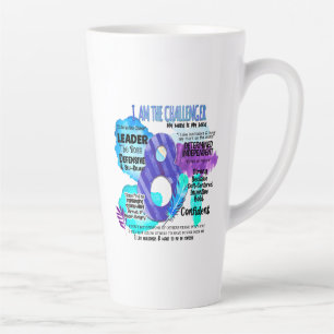 Taza De Café Latte Enneagram Tipo 8 - Soy El Challenger