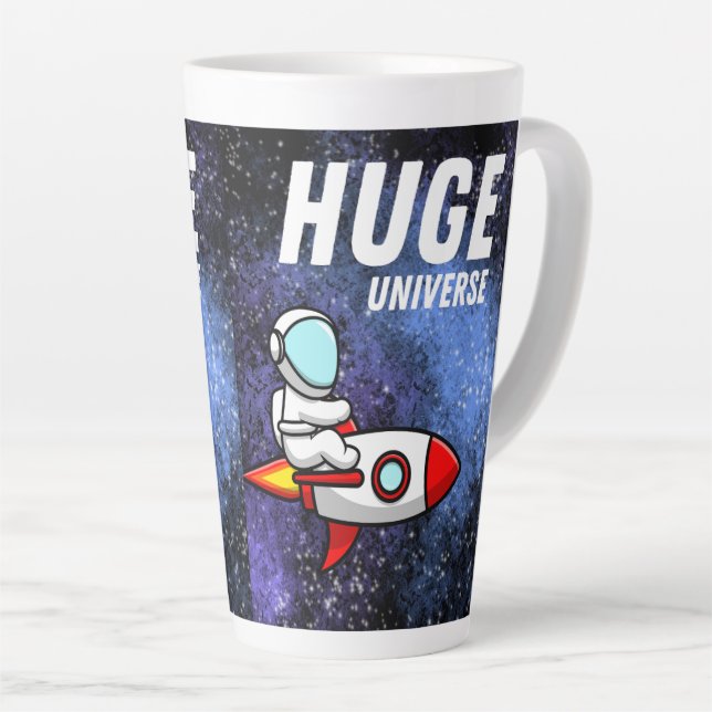 Taza De Café Latte enorme universo (Ángulo derecho)