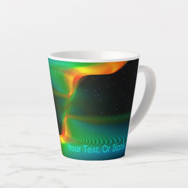 Taza De Café Latte Enredo cuántico (Ángulo derecho)