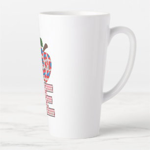 Taza De Café Latte Enseñanza de arte del profesorado