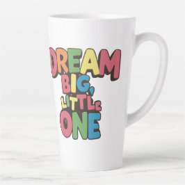 Taza De Café Latte ensueño pequeño, citas inspiradoras