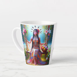 Taza De Café Latte Envuelto en amor: Una Copa que refuerza el corazón