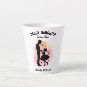 Taza De Café Latte Equipo de baile Daddy-Daughter (3)