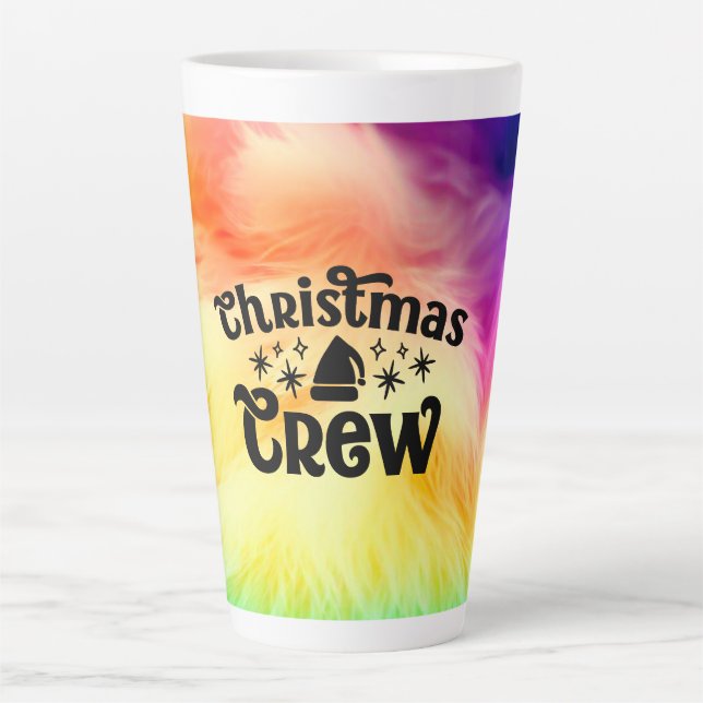 Taza De Café Latte Equipo de navidades (Anverso)