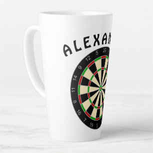Taza De Café Latte Equipos Deportivos - Diagrama de Dardos 1