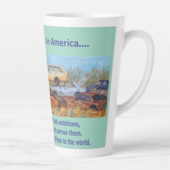 Taza De Café Latte Érase Una Vez En Estados Unidos (Derecha)