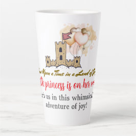 Taza De Café Latte Érase una Vez en una Tierra de Alegría