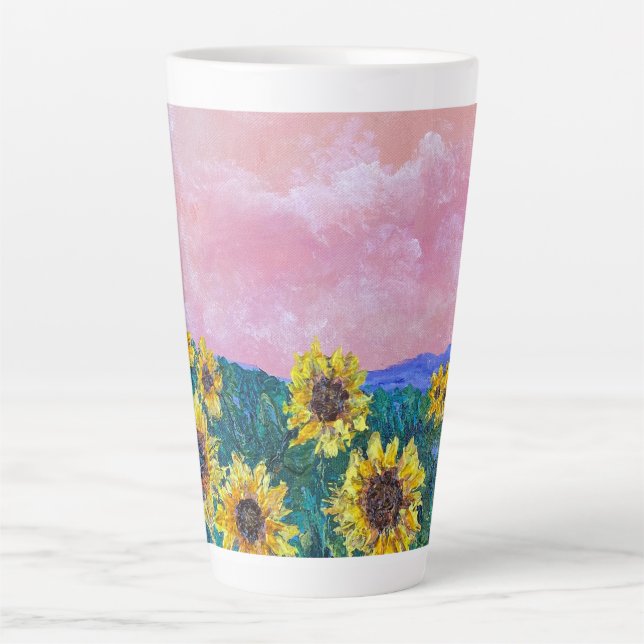 Taza De Café Latte Eres mi café latte Sunshine Mug (Anverso)