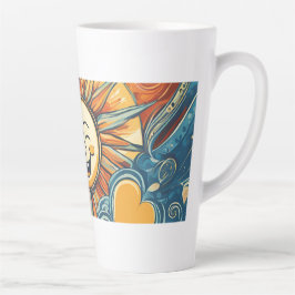 Taza De Café Latte Eres Mi Diseño Sunshine