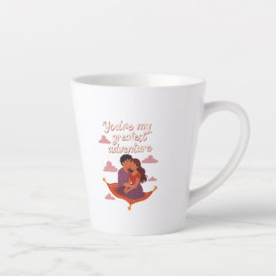 Taza De Café Latte Eres mi mayor aventura: vuelo romántico
