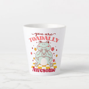Taza De Café Latte "Eres Toadísima"   Pun de rana cuta