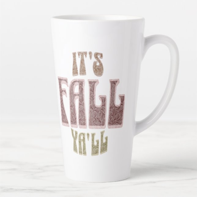 Taza De Café Latte ¡ES FALL YL! Tall Mug (Derecha)