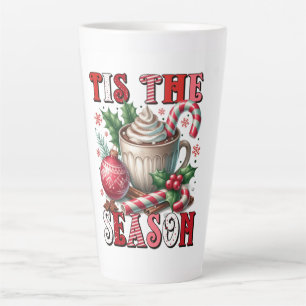 Taza De Café Latte Es la Temporada – Cacao de Caña de Azúcar y Alegrí