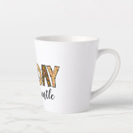 Taza De Café Latte Es lunes Mug