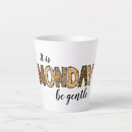 Taza De Café Latte Es lunes Mug