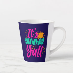 Taza De Café Latte Es Summer Y'all-54808