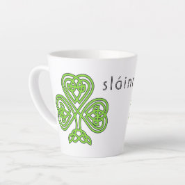Taza De Café Latte Esclavitud del Día de San Patricio