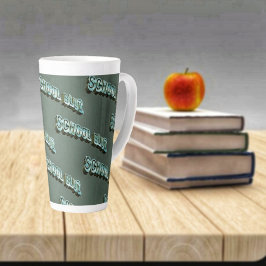 Taza De Café Latte Escolar luz 3D