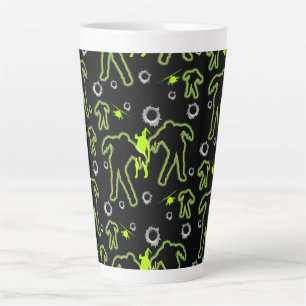 Taza De Café Latte Escuela Zombie para niños