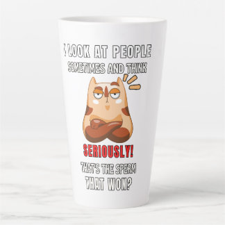 Taza De Café Latte ¡Ese es el esperma que ganó!