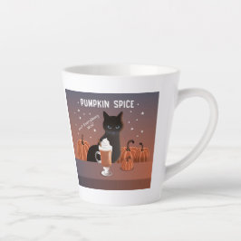 Taza De Café Latte Especia de Calabaza