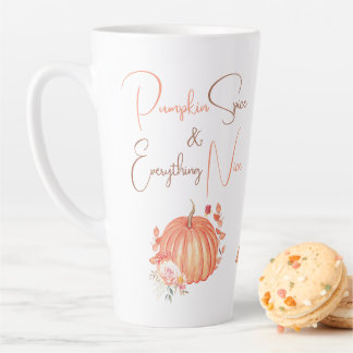 Taza De Café Latte "Especie de calabaza" Latte Mug