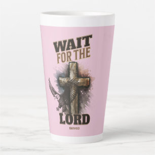 Taza De Café Latte Esperen Al SEÑOR Isaías 40:31