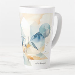 Taza De Café Latte Espíritu abstracto